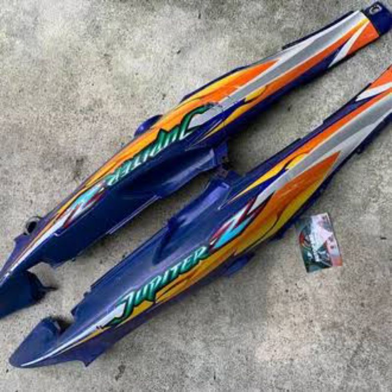 Cover body jupiter z lama  body jupiter z lama old Biru set dengan striping