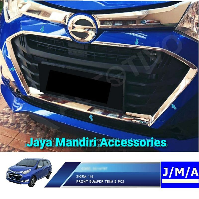 LIST CHROME BUMPER SIGRA JSL