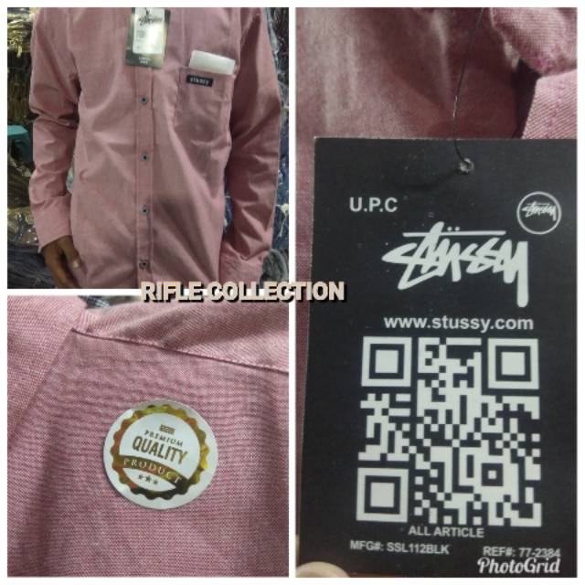 Kemeja polos panjang pria size M, L, XL