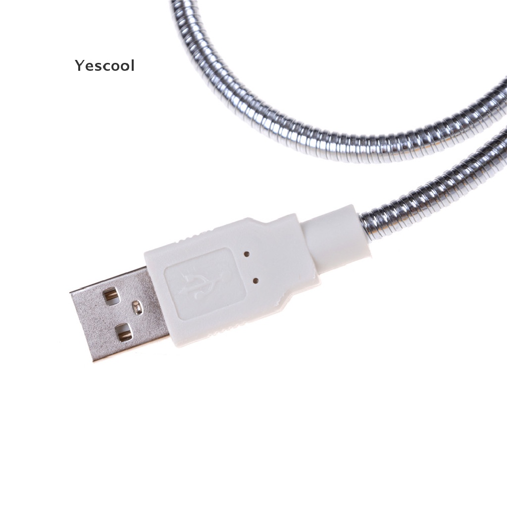 Yeskipas Angin Usb Mini Flexible Dengan Lampu LED