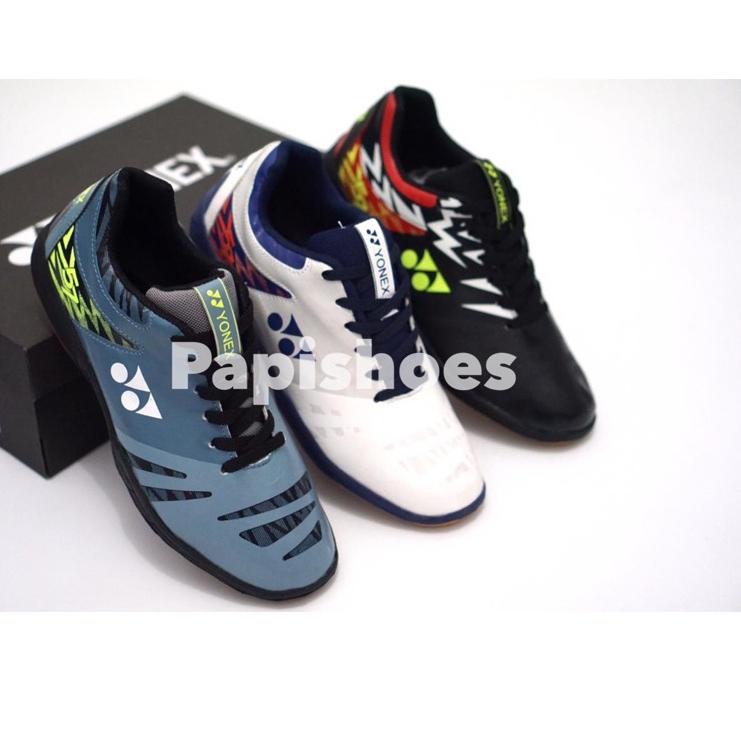 SALEE.. yonex shb 57 power cushion sepatu olahraga badminton pria premium