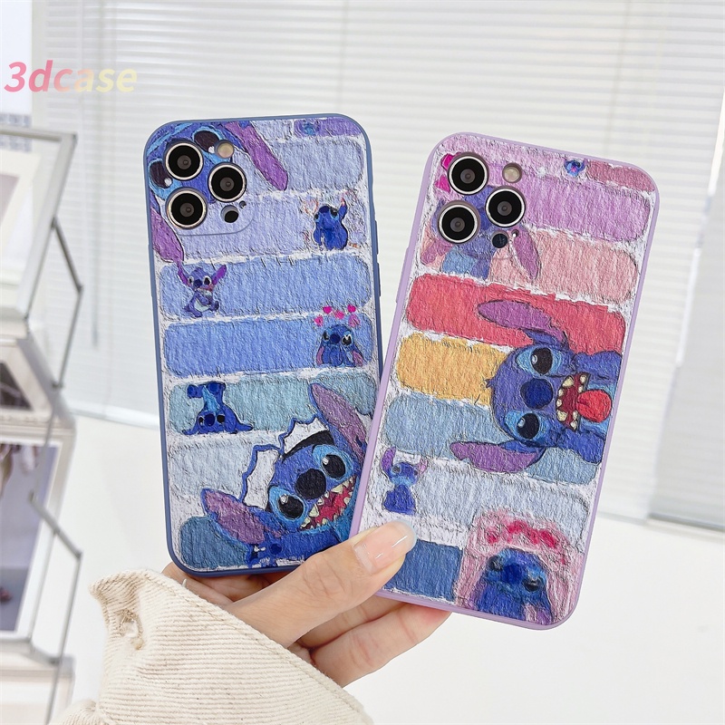 Cute Cartoon Stitch Phone Cover Untuk Xiaomi Redmi Note 9 8 10 10S 9 PRO MAX 9S Xiaomi Redmi POCO X3 NFC X3 PRO M3 Redmi 9 9C NFC 9A 9i 9T 9 PRO Power 10X POCO M2 PRO A16 A74 A15 VIVO