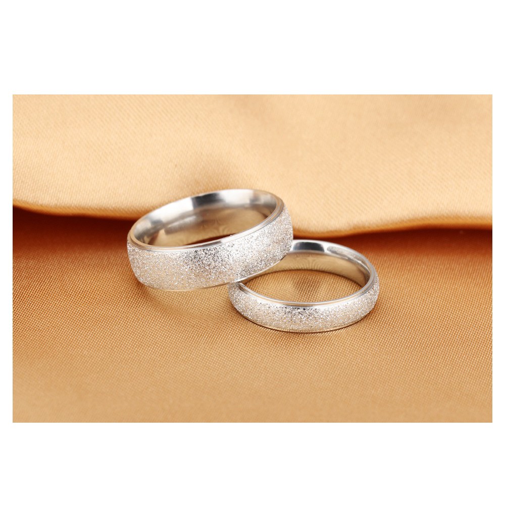 Obral Cincin Kawin / Tunangan / Cincin Couple Titanium Emas Perak CR017