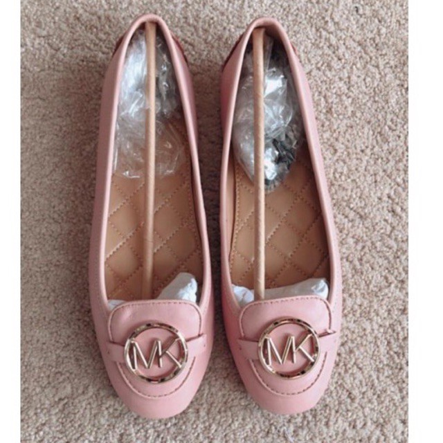 michael kors mk lillie flat shoes pink