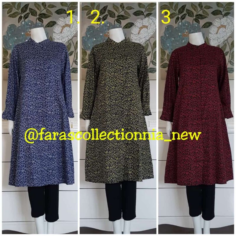 kemeja Tunik kancing depan ori by edness kayla