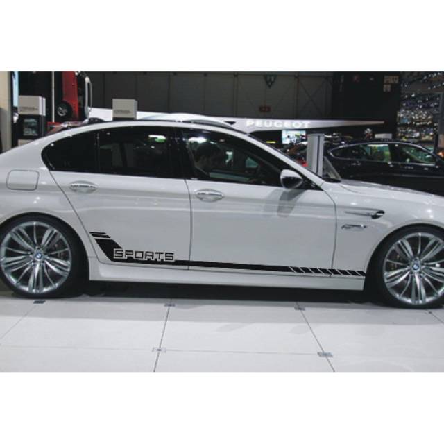Stiker mobil sedan sport corrola terlaris striping cutting mobil keren