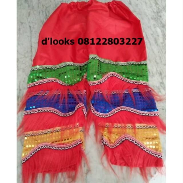Celana Barongsai Bulu 70 cm