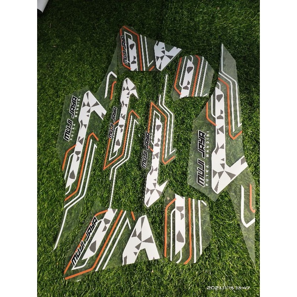 STRIPING LIVERY BUS VARIO NEW 2019 / 2021 LIVERY MUJI JAYA