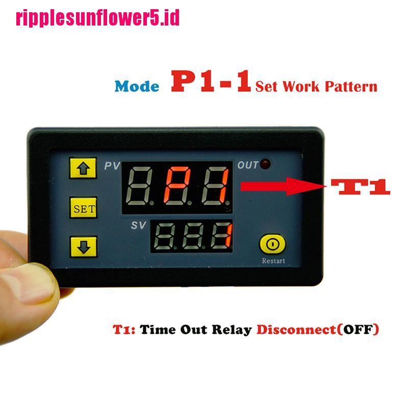 Modul Relay Timer Delay Digital Dc 12V 20A 0-999h