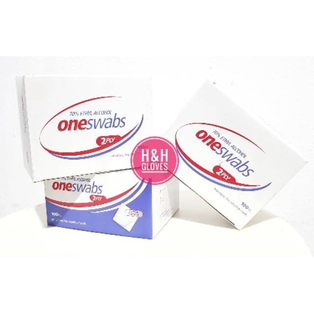 One Swab / TISSUE ALKOHOL isi 100 pcs