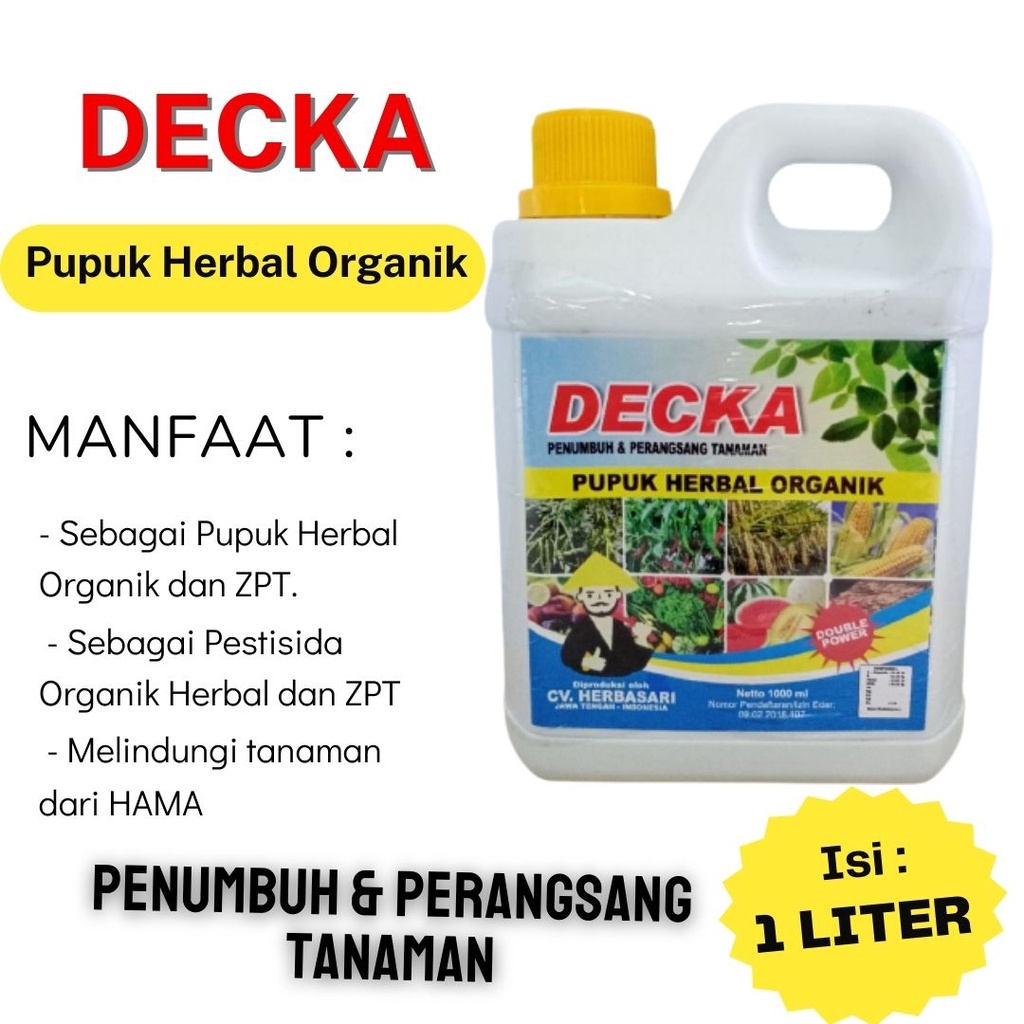 Pupuk DECKA penumbuh tunas buah, Pestisida Herbal Organik pembasmi semut