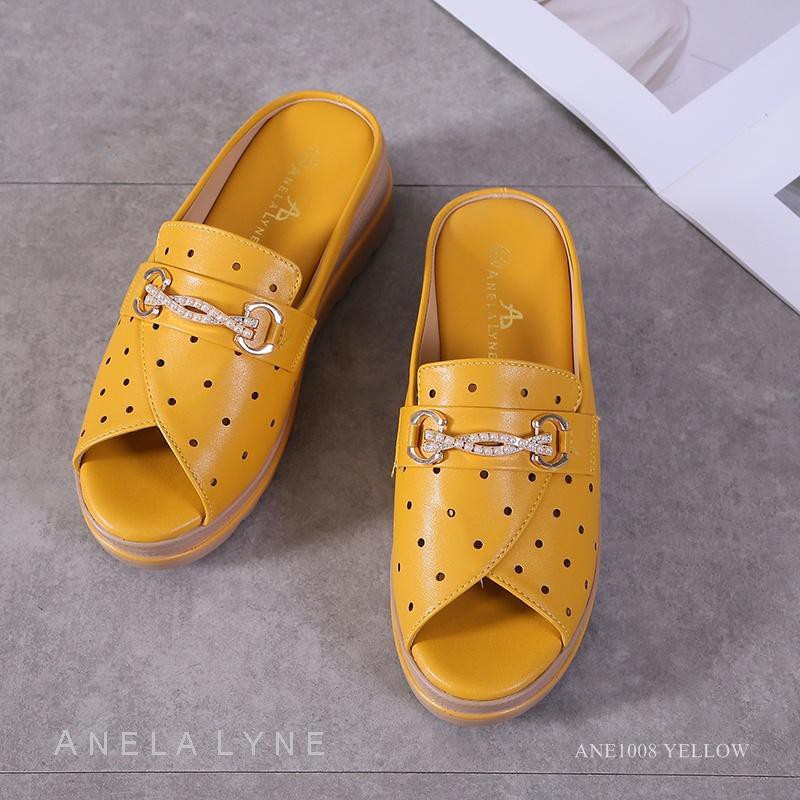 ANELA LYNE WEDGES SANDAL PEEP TOES TSABITA ANE1008 ORIGINAL