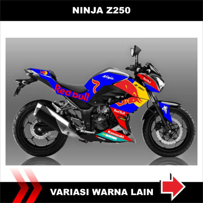STRIPING STICKER KAWASAKI NINJA Z 250 / Stiker Decal Semi full body NINJA Z250 / DECAL NINJA Z250 / 