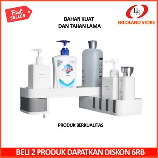  Corner  shower rotary shelf Rak  gantung  putar serbaguna 