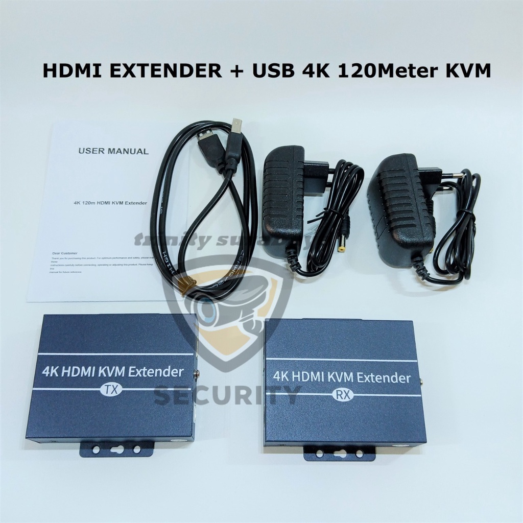 HDMI Extender + USB 4K 120Meter KVM