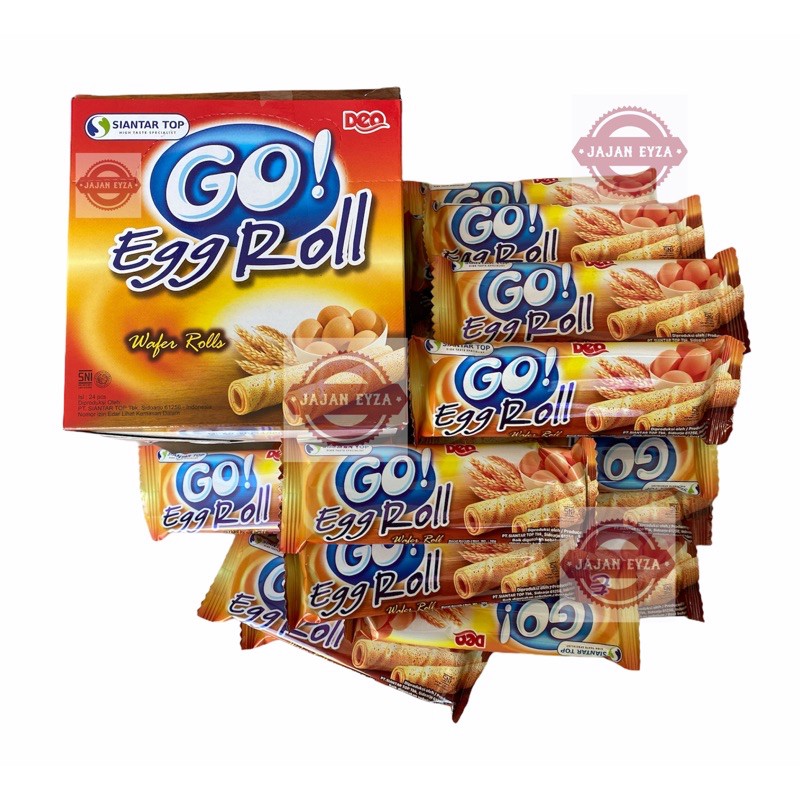 

SIANTAR TOP GO EGG ROLL BOX isi 24 / PROMO EGG ROll TERLARIS / SIANTAR TOP EGG ROLL WAFER ASTOR