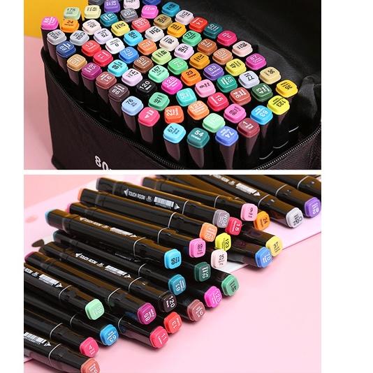 

<SiW ✩> touch 80/60/48/36/24/12 Colors Twin Tip Pen Marker Set Dual Head Oily Alcoholic Sketch Markers Brush Pen For Draw Manga Animation Design Art Supplies |Stock.banyak