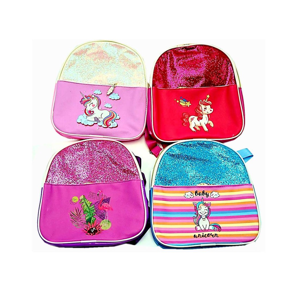 Ransel Tas Anak Unicorn Backpack Anak Lucu Warna Unik Terang Berkualitas