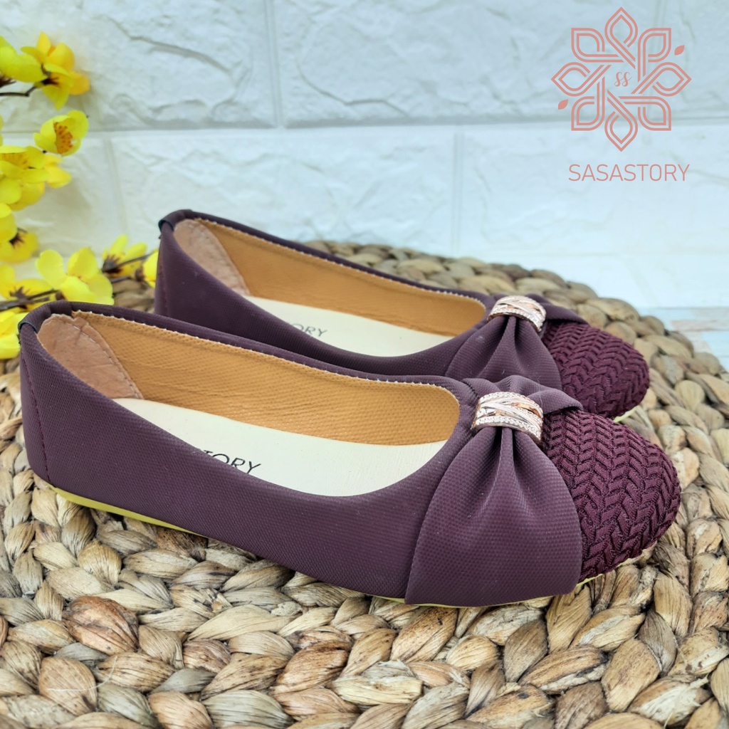 [TAMAN SEPATUKU] SEPATU TRENDY MURAH SANDAL FLATSHOES ANAK PEREMPUAN 3 4 5 6 7 8 TAHUN HAX08