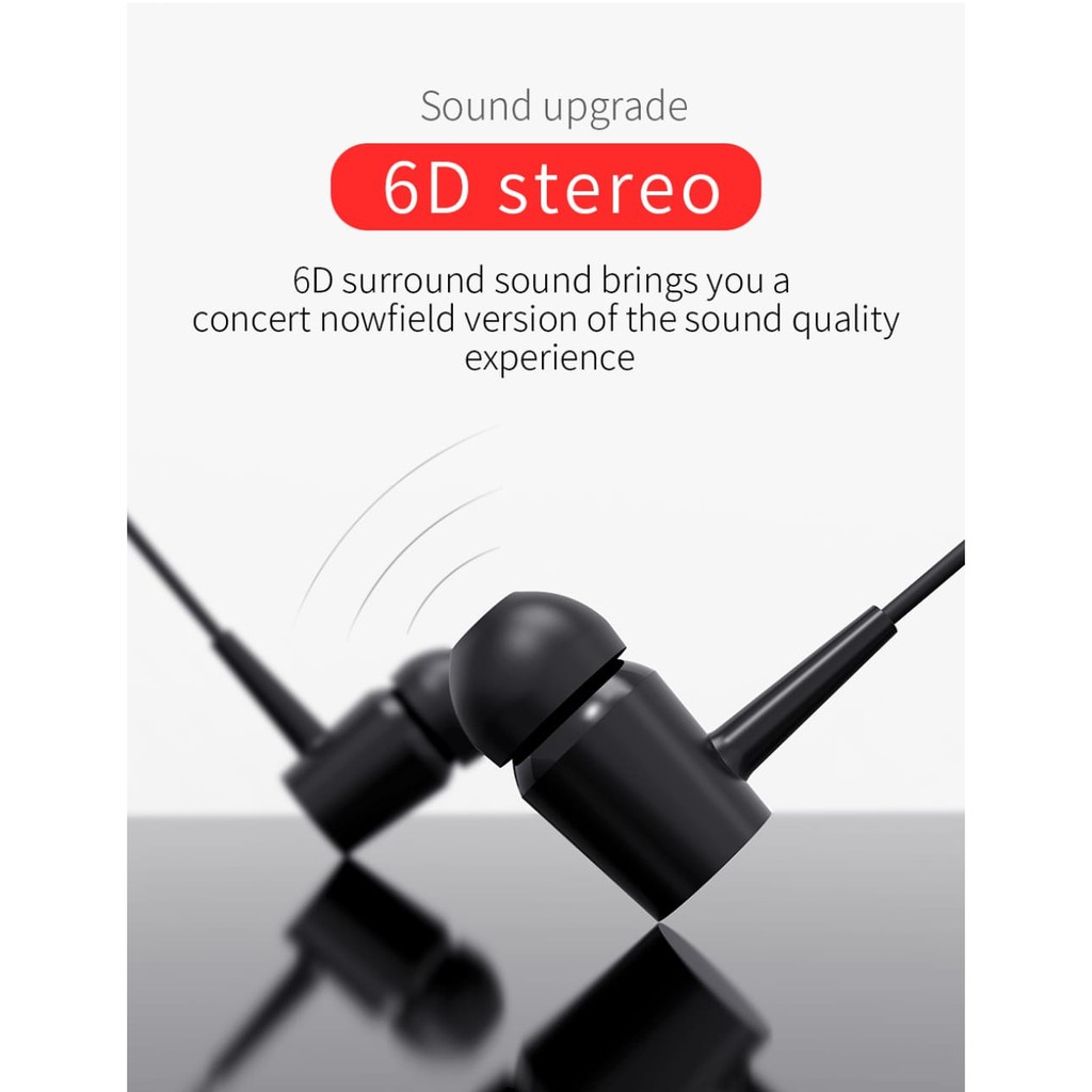 Headset VZ-E01 Powerfull Bass VIZZ EARPHONE