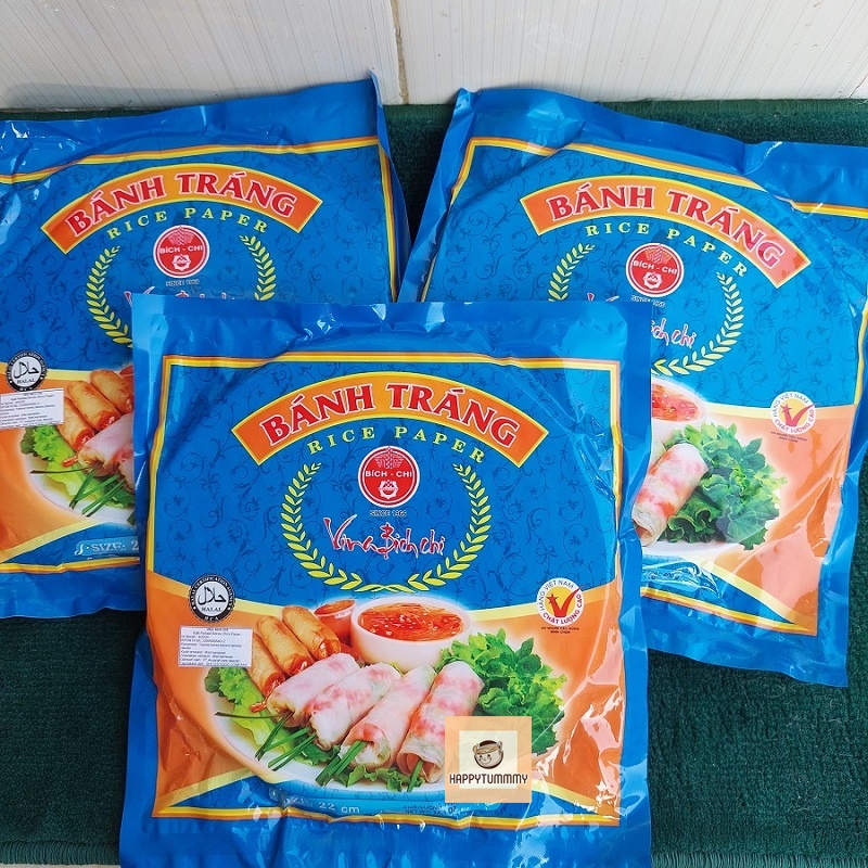 HPT - BANH TRANG RICE PAPER BLUE 22CM Kulit Lumpia Vietnam rice roll spring roll