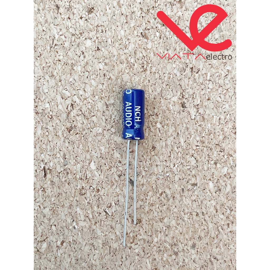 KAPASITOR ELCO 1UF 50V (1 BUAH) KAPASITOR CAPACITOR ELKO KAPASITOR 1 UF 50 V