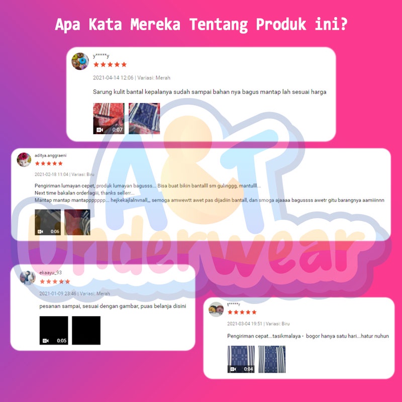 AT178-Dames Urung Bantal Kapuk/kulit bantal kapuk randu/Kurung bantal