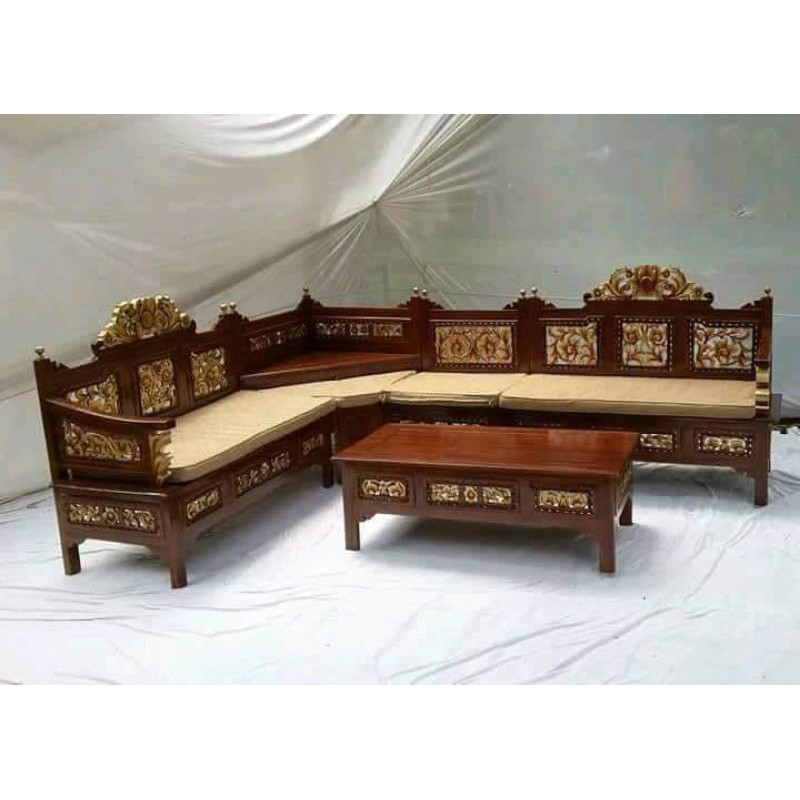 kursi sudut jati jepara