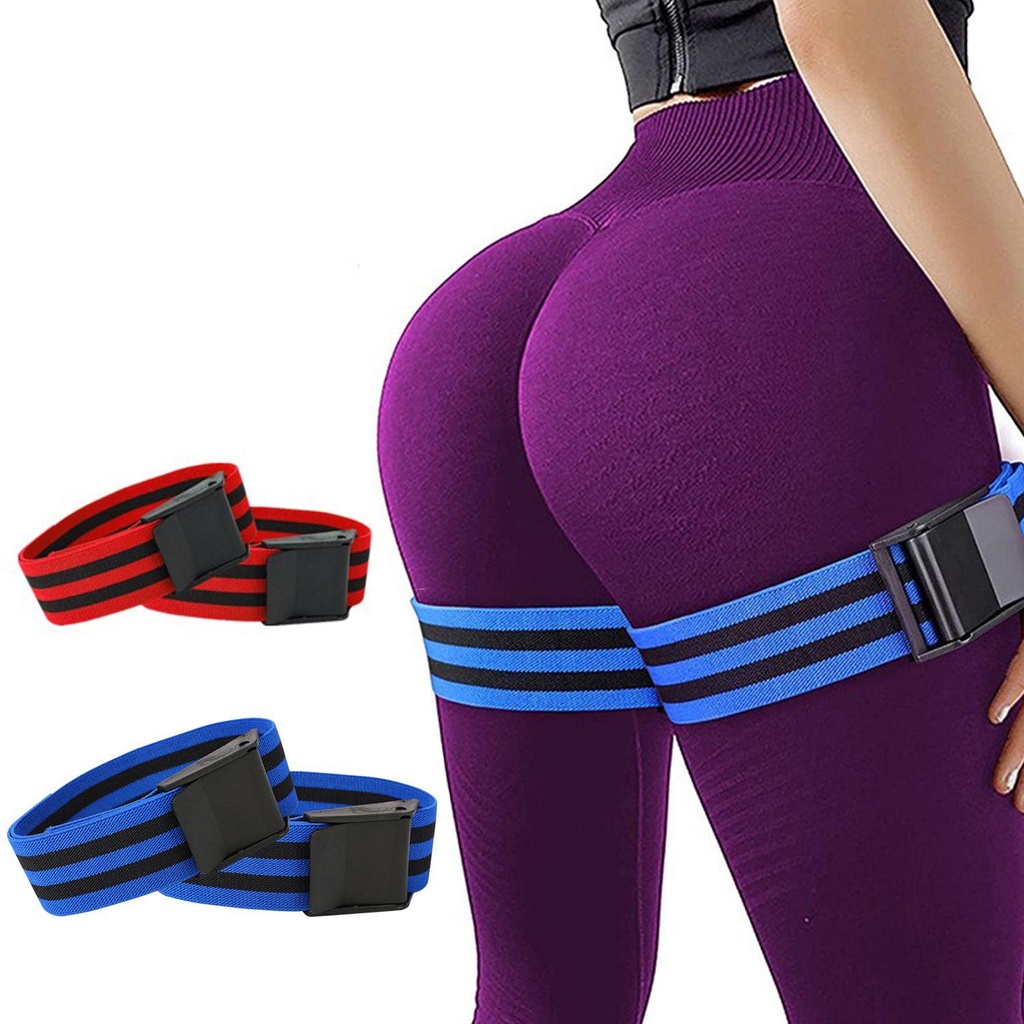 Nanas 2Pcs Pita Pembatas Aliran Darah Angkat Besi Wanita Glutes Aksesoris Olahraga Arm Hip Building