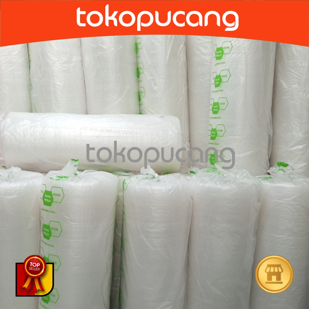 

Bubble Wrap Putih 2kg per rol 50M x 125cm Khusus Gojek plastik angin