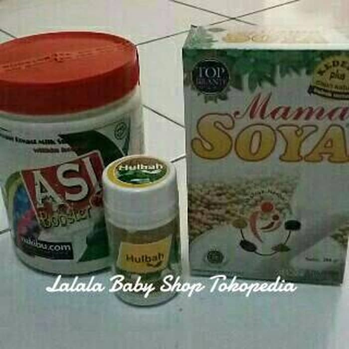 Paket Pelancar Asi Mama soya, Asi Booster Tea dan Hulbah Fenugreek