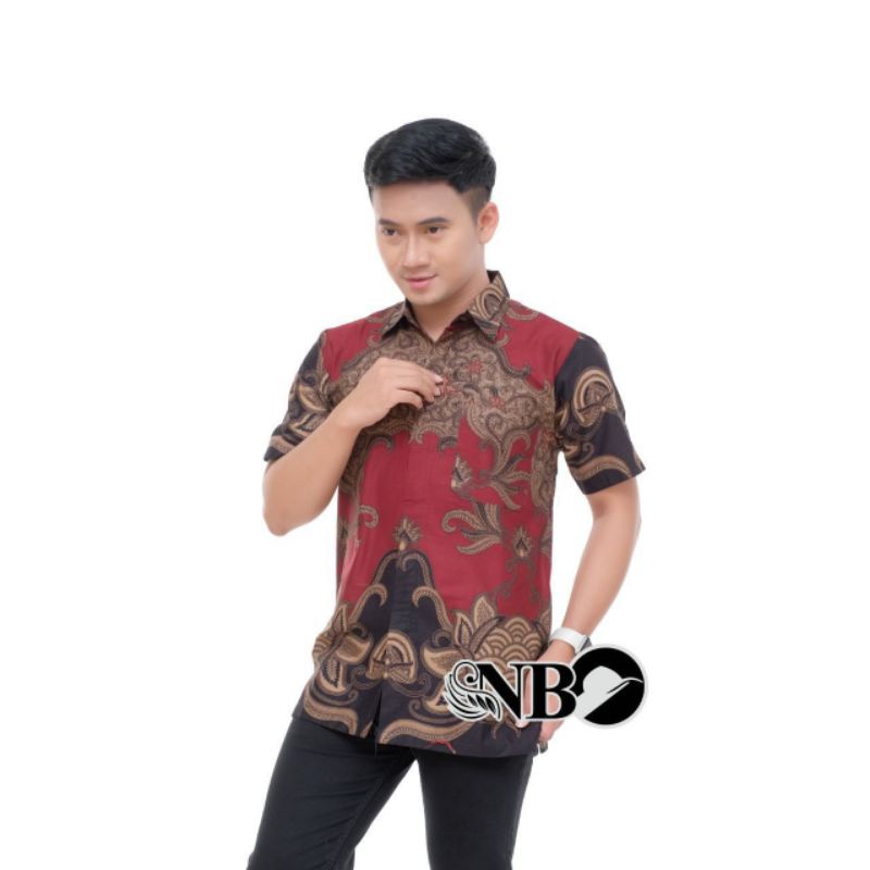 LIMITED STOCK!! HEM BATIK PRIA/COWOK LENGAN PENDEK M L XL XXL