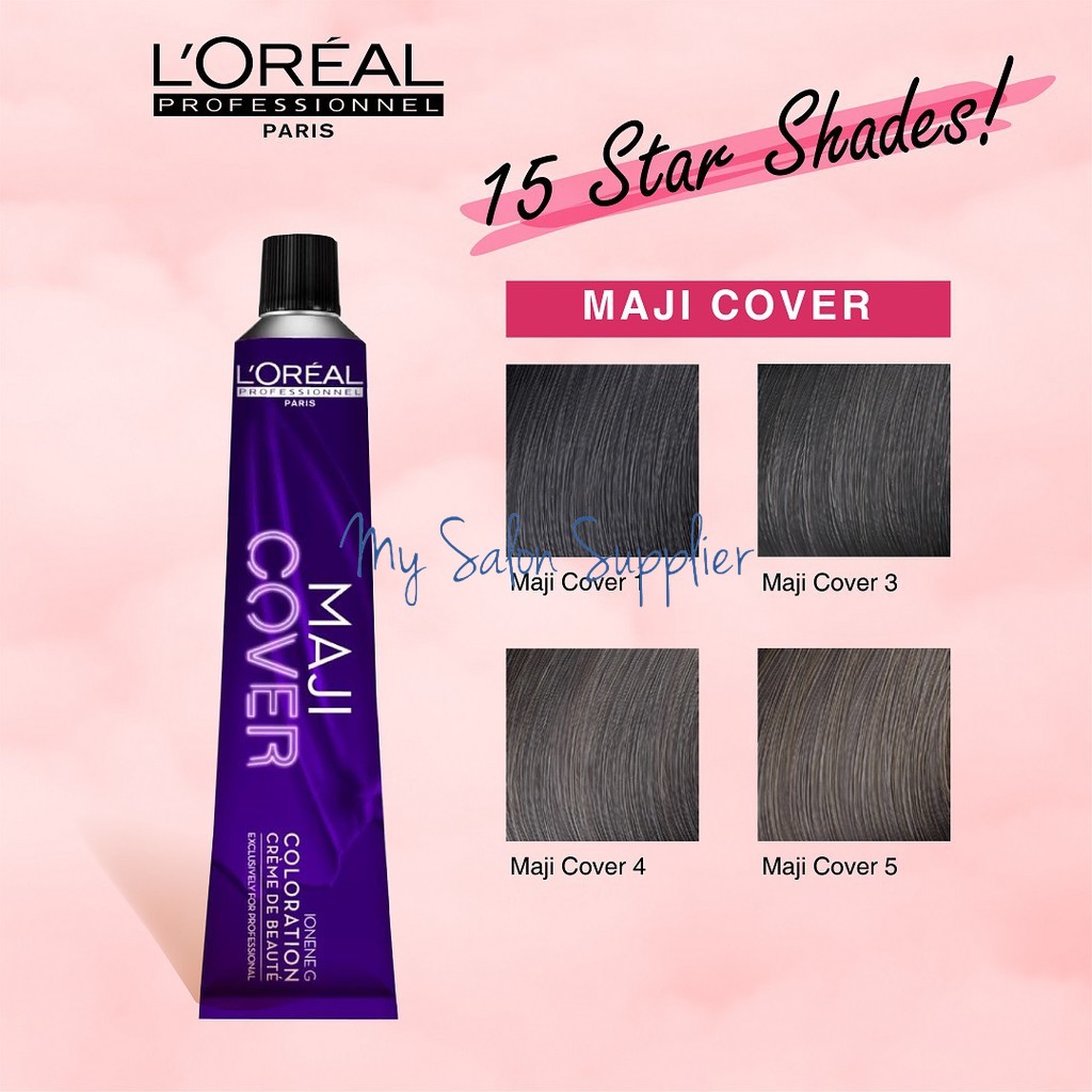 Loreal Majirel / Majirouge / Majibrown / Majilift / MajiCover / MajiFashion Cat Rambut