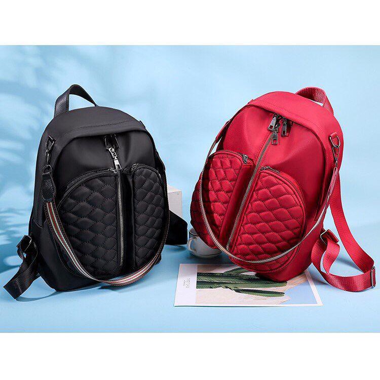 201604 Tas Punggung Cewek Nylon Ransel Wanita Import Nilon Backpack Cewe Impor (1 KG MUAT 2) BQ3354 JTF525 EL6004