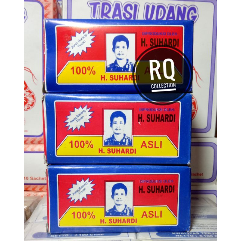 

Terasi udang cap H. SUHARDI khas Tuban kemasan 250gr