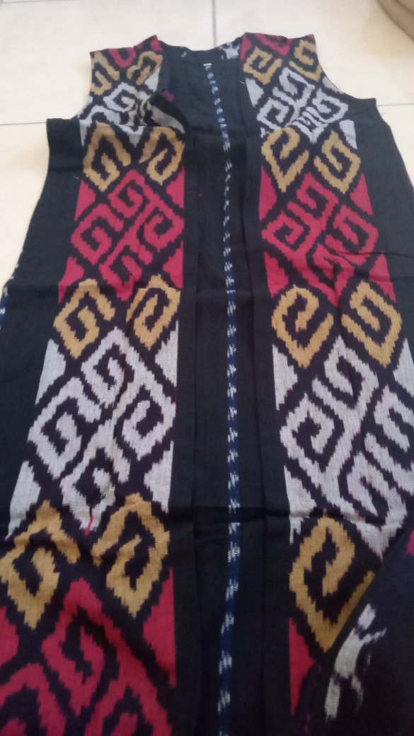 Baju Couple Tenun Jepara / Baju Pria Dan Wanita Tenun Jepara