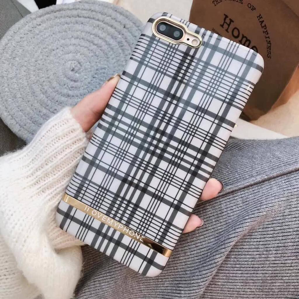 Case Gingham kotak iphone 6/6s/6+/6S+ | iPhone 7/7+/8/8+ |iphone X