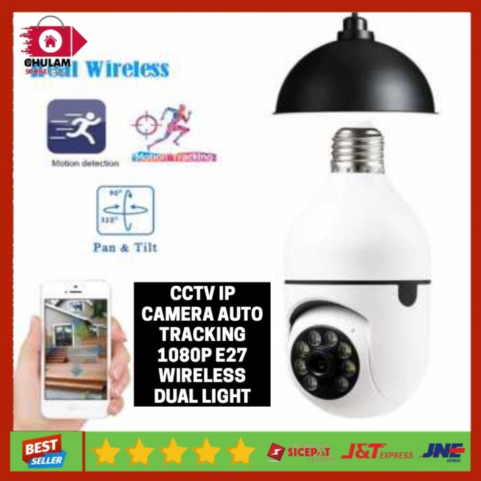 Kamera CCTV IP Cam Camera Wireless Dual Light Cctv Lampu Wifi