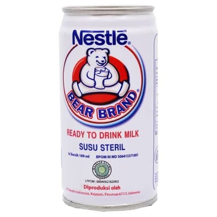 

Susu Steril - Nestle Bear Brand Putih 189 ml