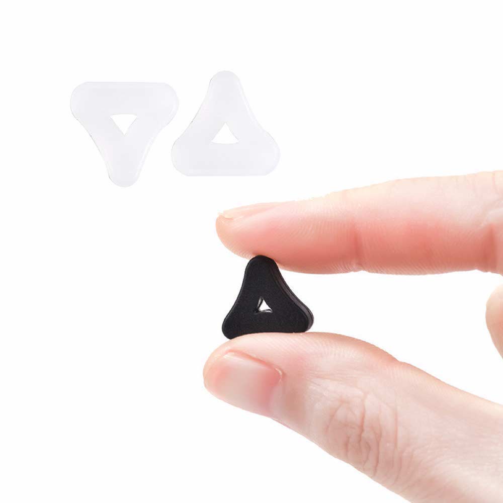 1 Pasang [ Transparan ] Pengait Kacamata Silikon - Anti Slip - Earhook Silicone - Penahan Hijab Style - KP8071