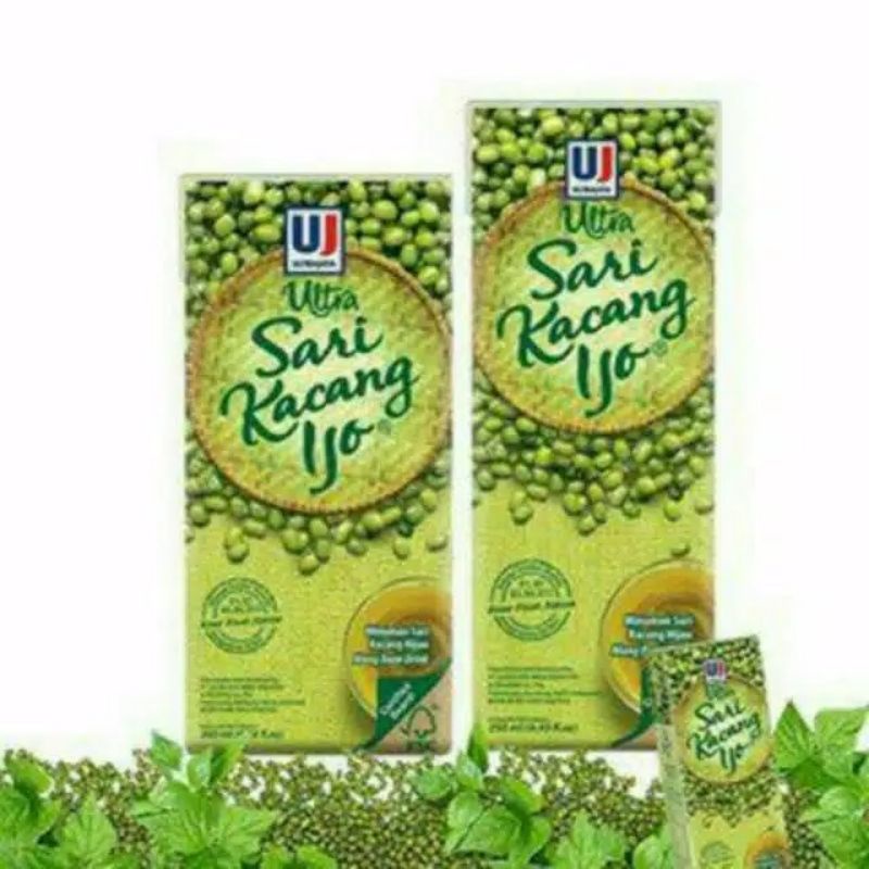 

Sari ultra kacang hijau 250ml per kotak