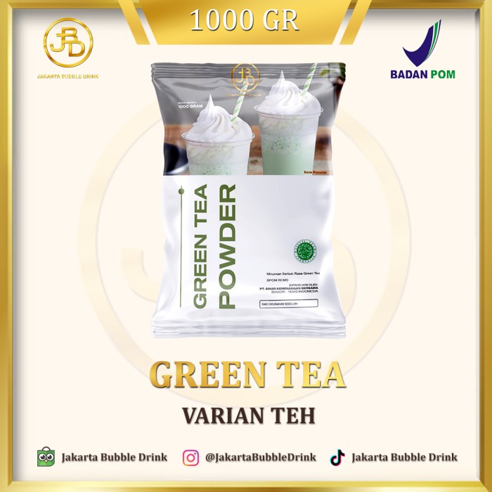 

(BISA COD) Green Tea Powder 1 Kg