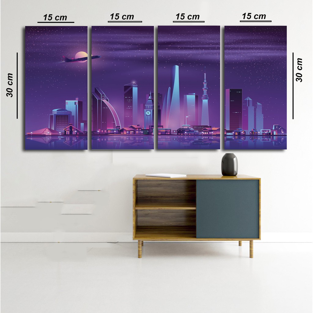 HIASAN DINDING SET MTROPOLITAN WALL DECOR SET PAJANGAN DINDING SET DEKORASI DINDING SET METROPOLITAN