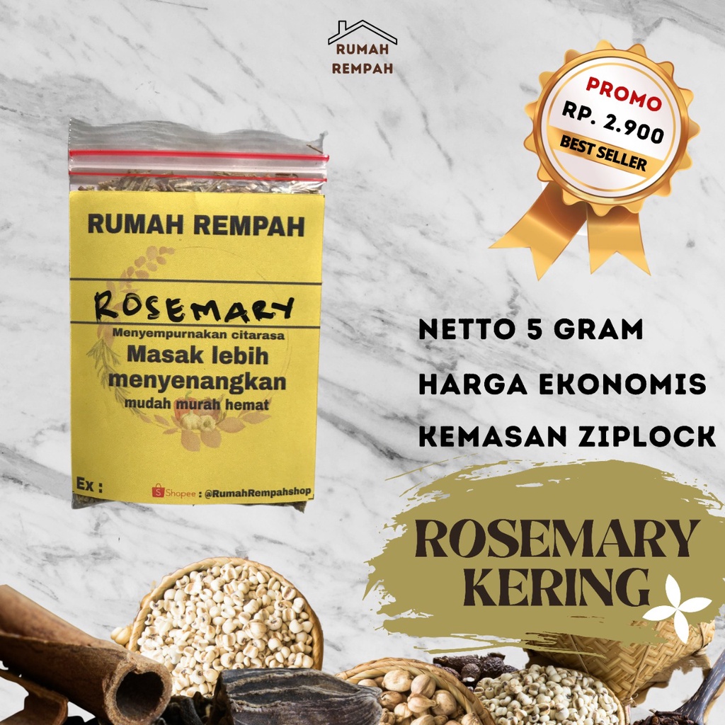 

Daun Rosemary Kering Rosemary Bubuk Rosemary Oil Rosemarry Italian Herbs Italian Seasoning Bumbu