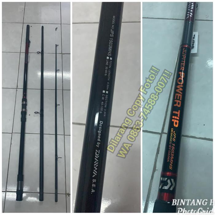 alat pancing mantul habis Joran Surf Daiwa Power Tip JPS 1503 MHS 450