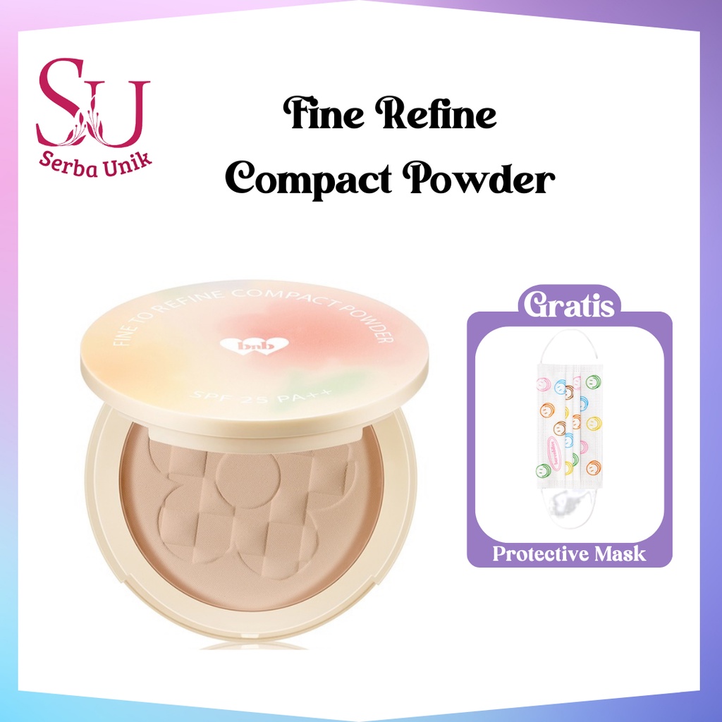 BNB Barenbliss Korean Bloomatte Fine To Refine Compact Powder / 24H Oil Control / Bedak Padat