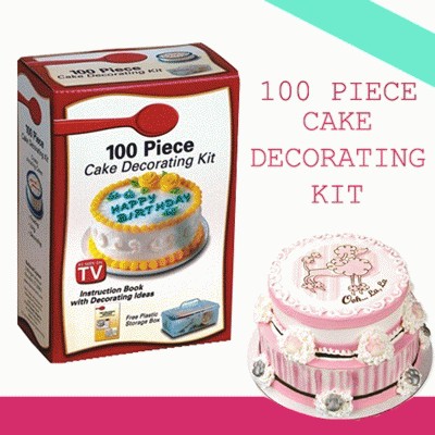 100 PIECE Cake Decorating Kit As seen TV