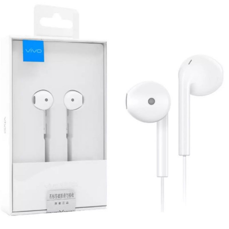 Headset Earphone Vivo ORIGINAL 100% XE680 Non Karet