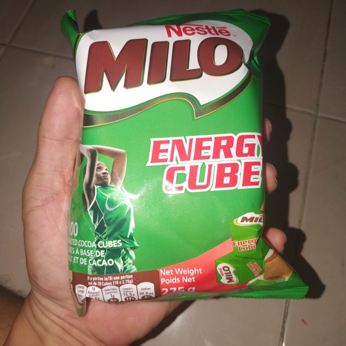 

Siap Krim Milo Cube 100 / Milo Energy Cube / Permen Milo