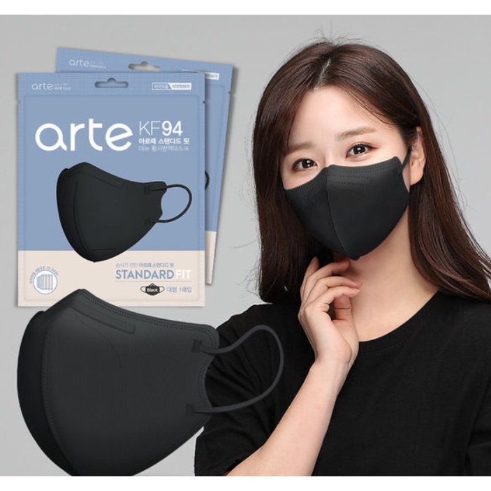 MASKER KOREA KF94 ARTE 1PCS 4 POLY WHITE MINT NEW // MASKER STRAP KOREA // Refill Filter KOREA